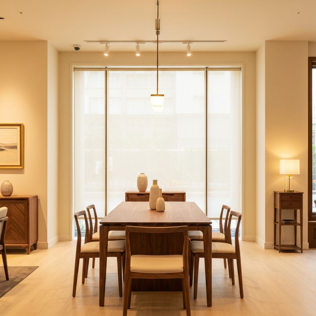 Elegant furniture setting with polished premium value